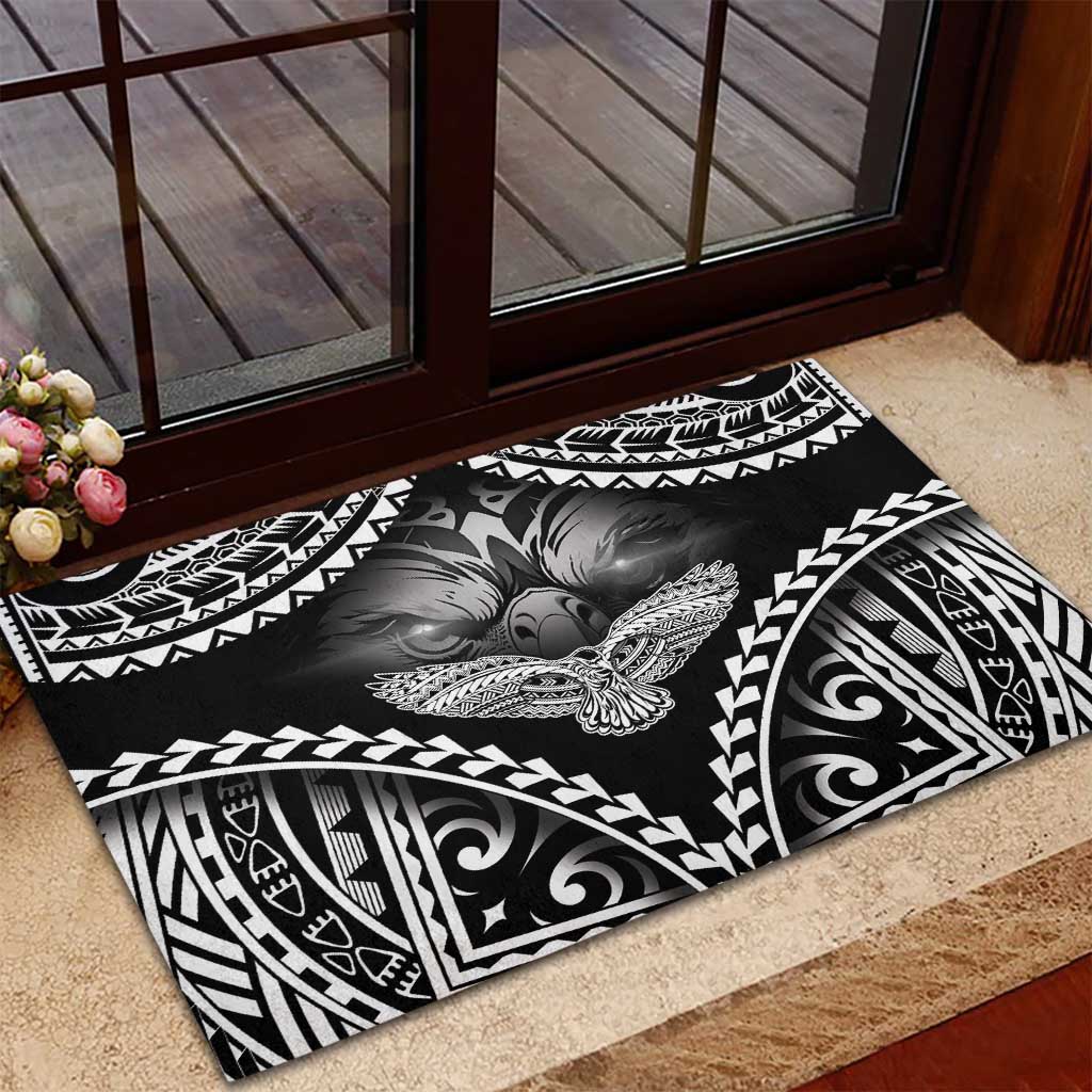 Hawaiian Hawk Rubber Doormat Polynesian Pattern Style LT05 - Polynesian Pride