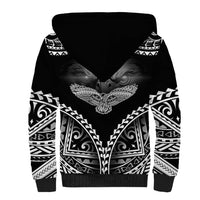 Hawaiian Hawk Sherpa Hoodie Polynesian Pattern Style LT05 - Polynesian Pride