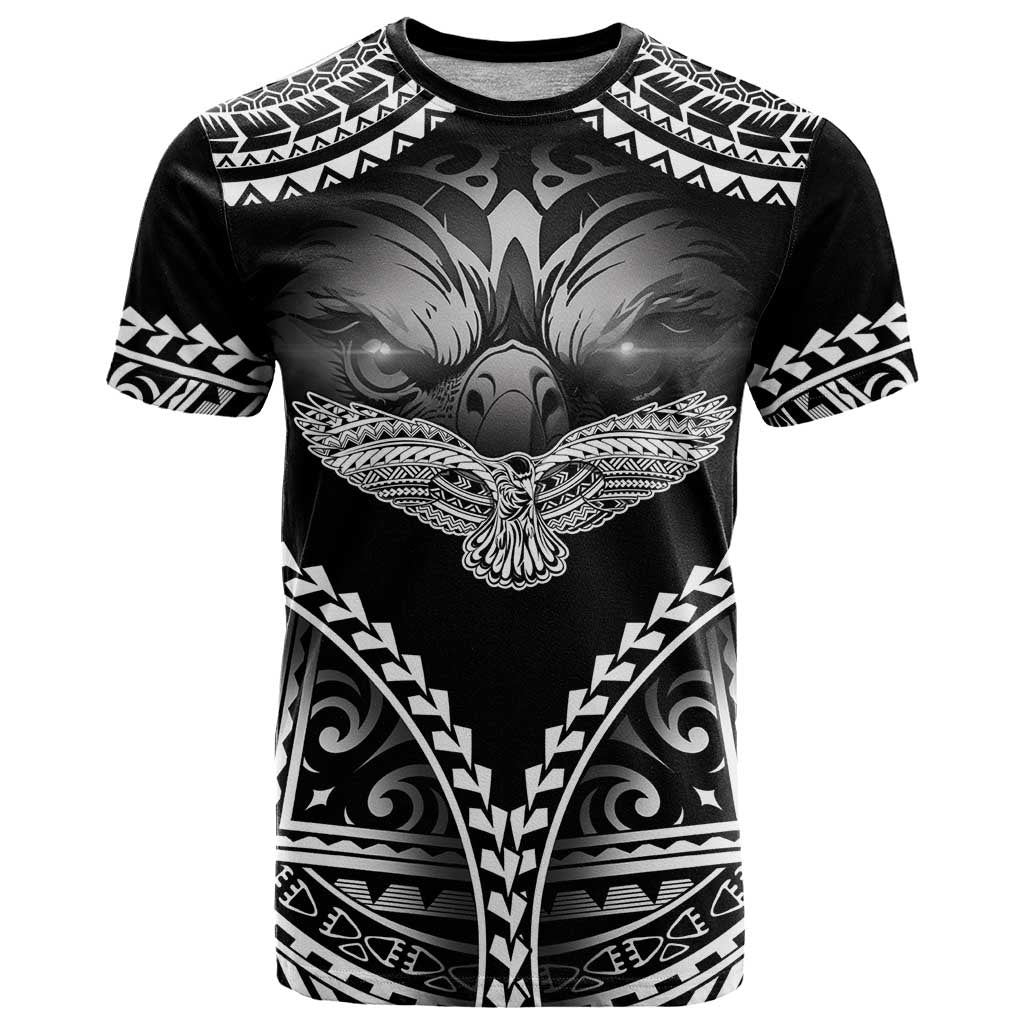 Hawaiian Hawk T Shirt Polynesian Pattern Style