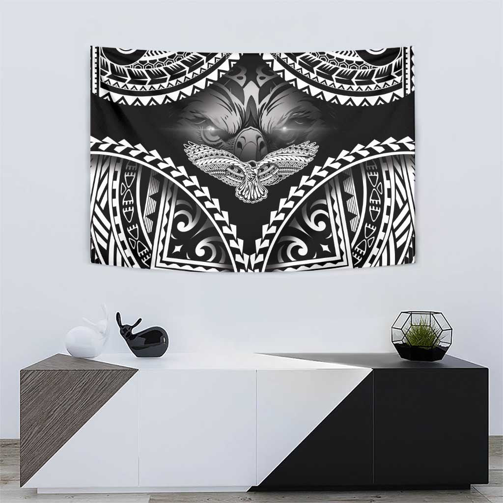 Hawaiian Hawk Tapestry Polynesian Pattern Style