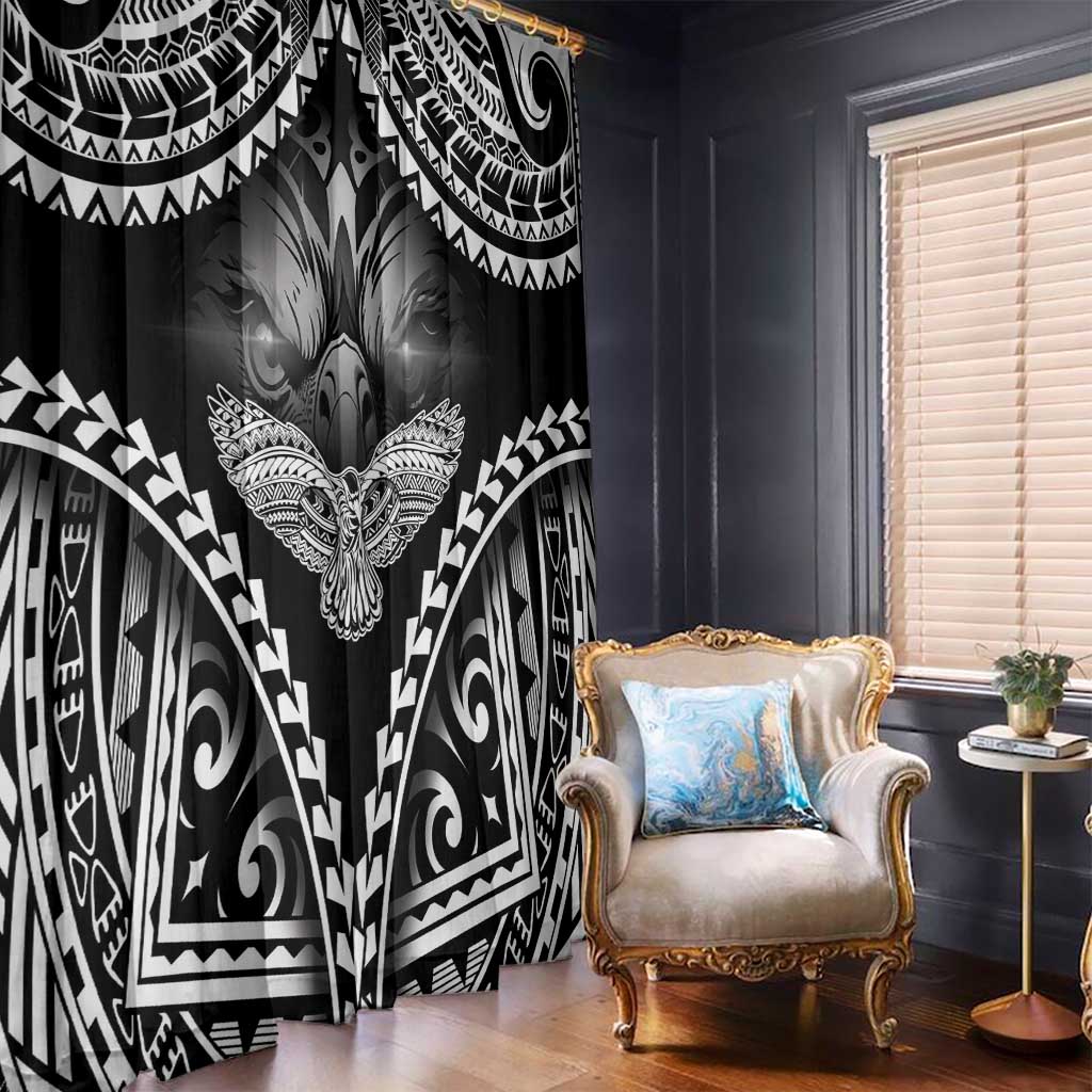 Hawaiian Hawk Window Curtain Polynesian Pattern Style LT05 - Polynesian Pride