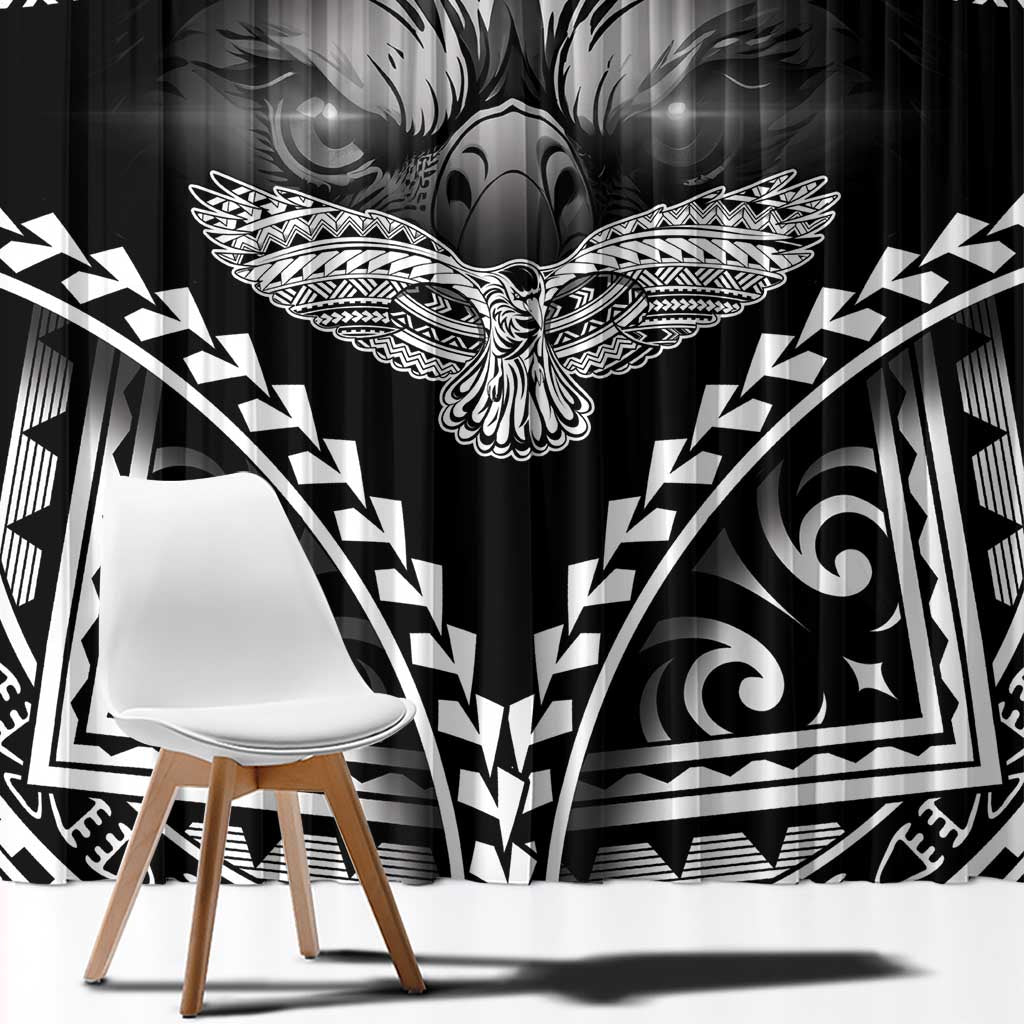 Hawaiian Hawk Window Curtain Polynesian Pattern Style LT05 - Polynesian Pride