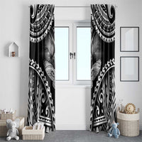 Hawaiian Hawk Window Curtain Polynesian Pattern Style LT05 - Polynesian Pride