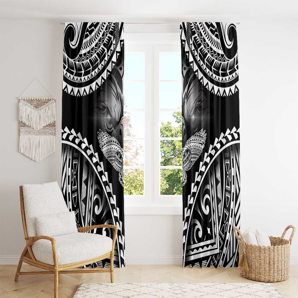 Hawaiian Hawk Window Curtain Polynesian Pattern Style LT05 - Polynesian Pride