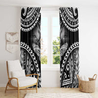Hawaiian Hawk Window Curtain Polynesian Pattern Style LT05 - Polynesian Pride