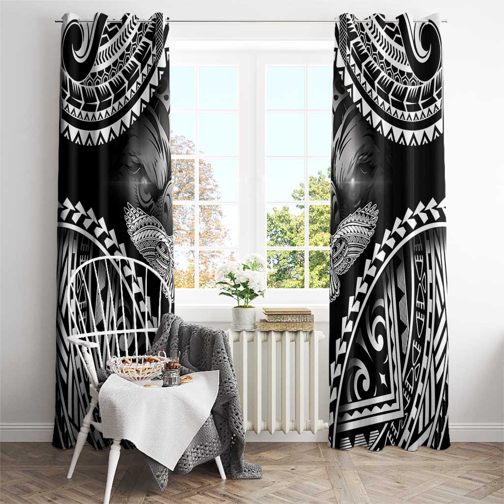 Hawaiian Hawk Window Curtain Polynesian Pattern Style LT05 - Polynesian Pride