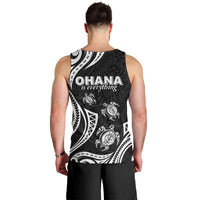 Hawaii Ohana Means Family Men Tank Top Sea Turtle Polynesian Style LT05 - Polynesian Pride