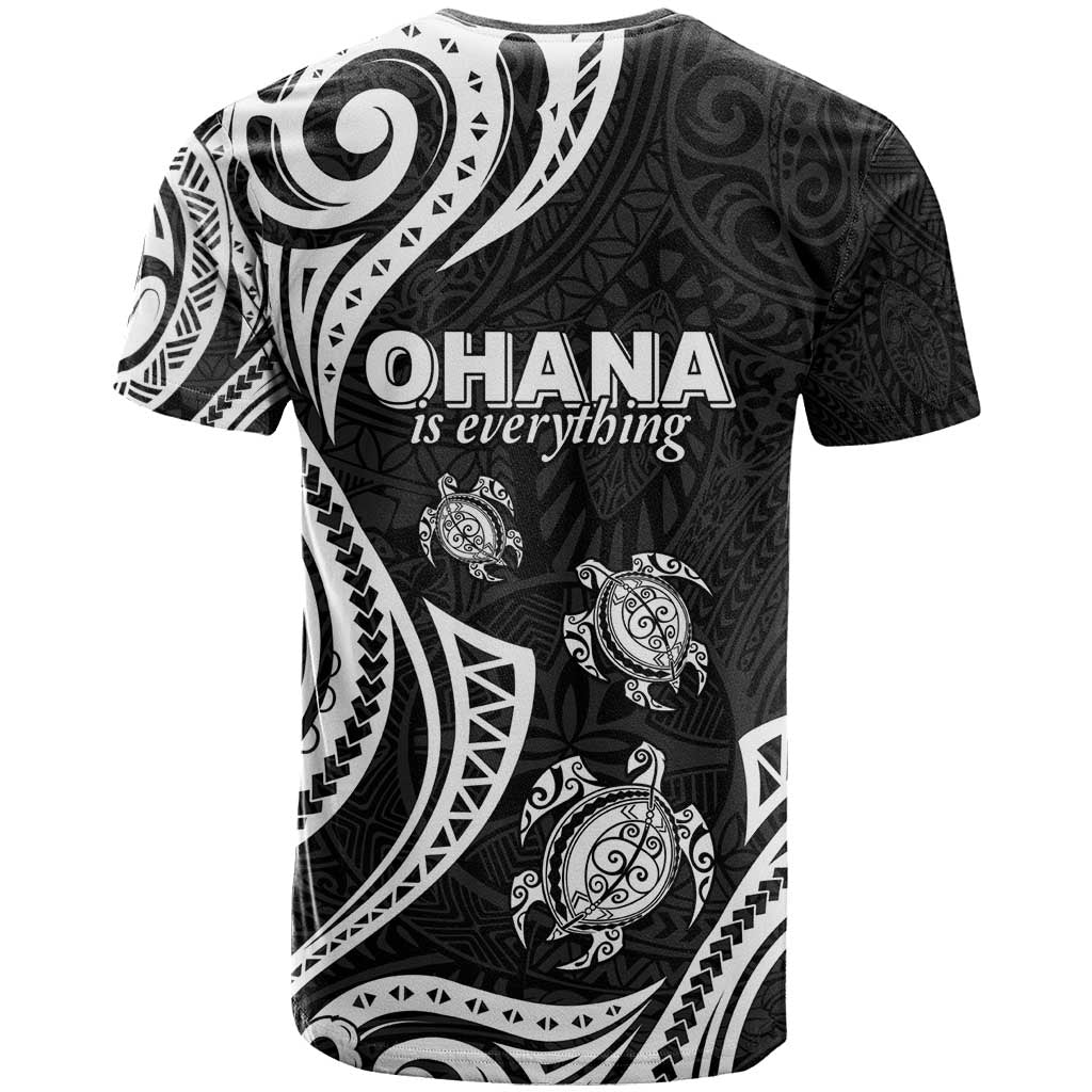 Hawaii Ohana Means Family T Shirt Sea Turtle Polynesian Style