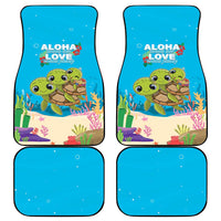 Ohana Hawaii Car Mats Kawaii Family Turtle