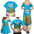 Ohana Hawaii Family Matching Summer Maxi Dress and Hawaiian Shirt Kawaii Family Turtle