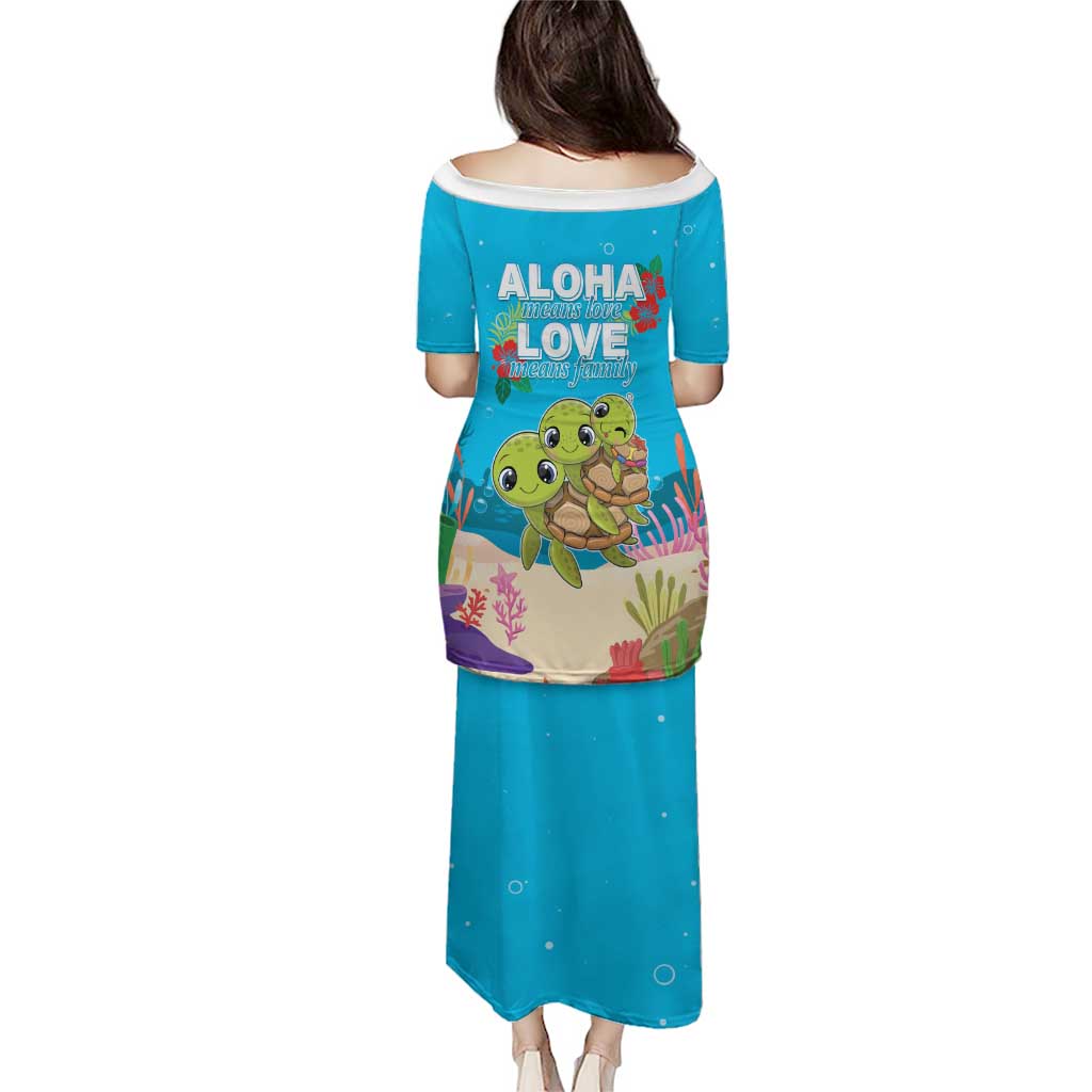 Ohana Hawaii Puletasi Kawaii Family Turtle LT05 - Polynesian Pride