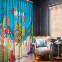 Ohana Hawaii Window Curtain Kawaii Family Turtle LT05 - Polynesian Pride
