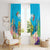 Ohana Hawaii Window Curtain Kawaii Family Turtle