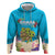 Ohana Hawaii Zip Hoodie Kawaii Family Turtle