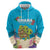 Ohana Hawaii Zip Hoodie Kawaii Family Turtle