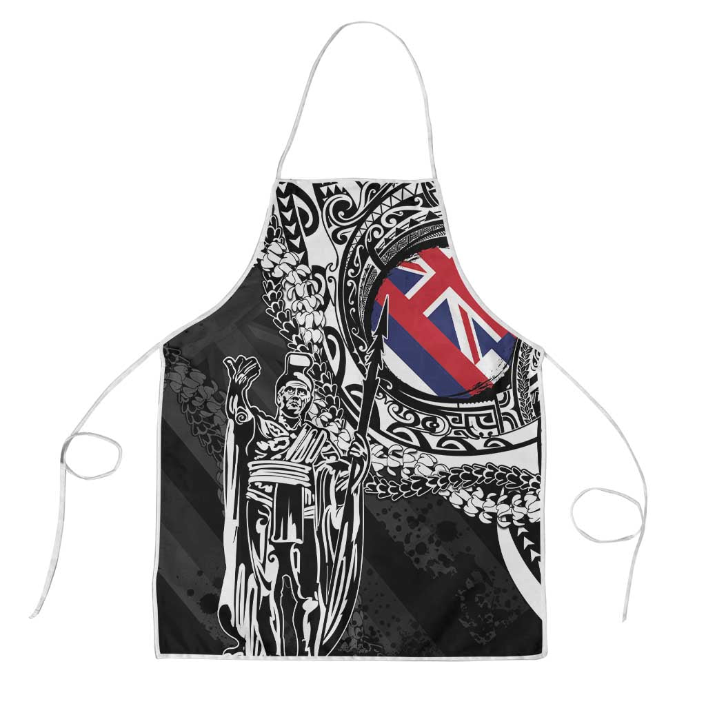 Hawaii King Flag Apron Hawaiian Maile Lei - Polynesian Pride