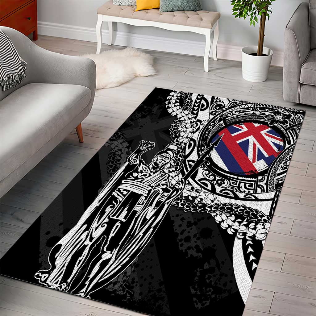 Hawaii King Flag Area Rug Hawaiian Maile Lei - Polynesian Pride
