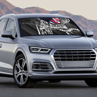 Hawaii King Flag Auto Sun Shade Hawaiian Maile Lei - Polynesian Pride