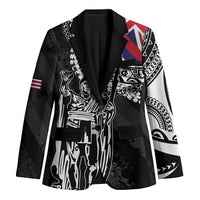 Hawaii King Flag Blazer Hawaiian Maile Lei - Polynesian Pride