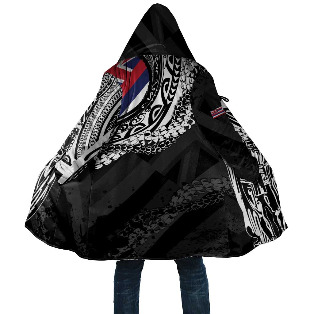 Hawaii King Flag Cloak Hawaiian Maile Lei - Polynesian Pride