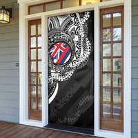 Hawaii King Flag Door Cover Hawaiian Maile Lei LT05 - Polynesian Pride