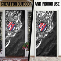 Hawaii King Flag Door Cover Hawaiian Maile Lei LT05 - Polynesian Pride