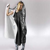 Hawaii King Flag Hooded Blanket Hawaiian Maile Lei - Polynesian Pride