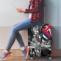 Hawaii King Flag Luggage Cover Hawaiian Maile Lei - Polynesian Pride