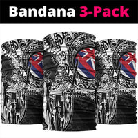 Hawaii King Flag Neck Gaiter Hawaiian Maile Lei - Polynesian Pride