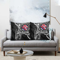 Hawaii King Flag Pillow Cover Hawaiian Maile Lei - Polynesian Pride