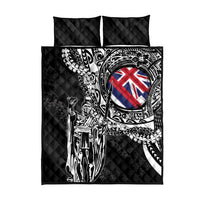 Hawaii King Flag Quilt Bed Set Hawaiian Maile Lei - Polynesian Pride