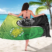 New Zealand Cook Islands Sarong Maori Tiki With Circle Stars Turtle - Polynesian Pride