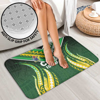 Cook Islands Rugby Bathroom Set Unique Style Green Version LT05 - Polynesian Pride