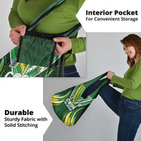 Cook Islands Rugby Grocery Bag Unique Style Green Version - Polynesian Pride