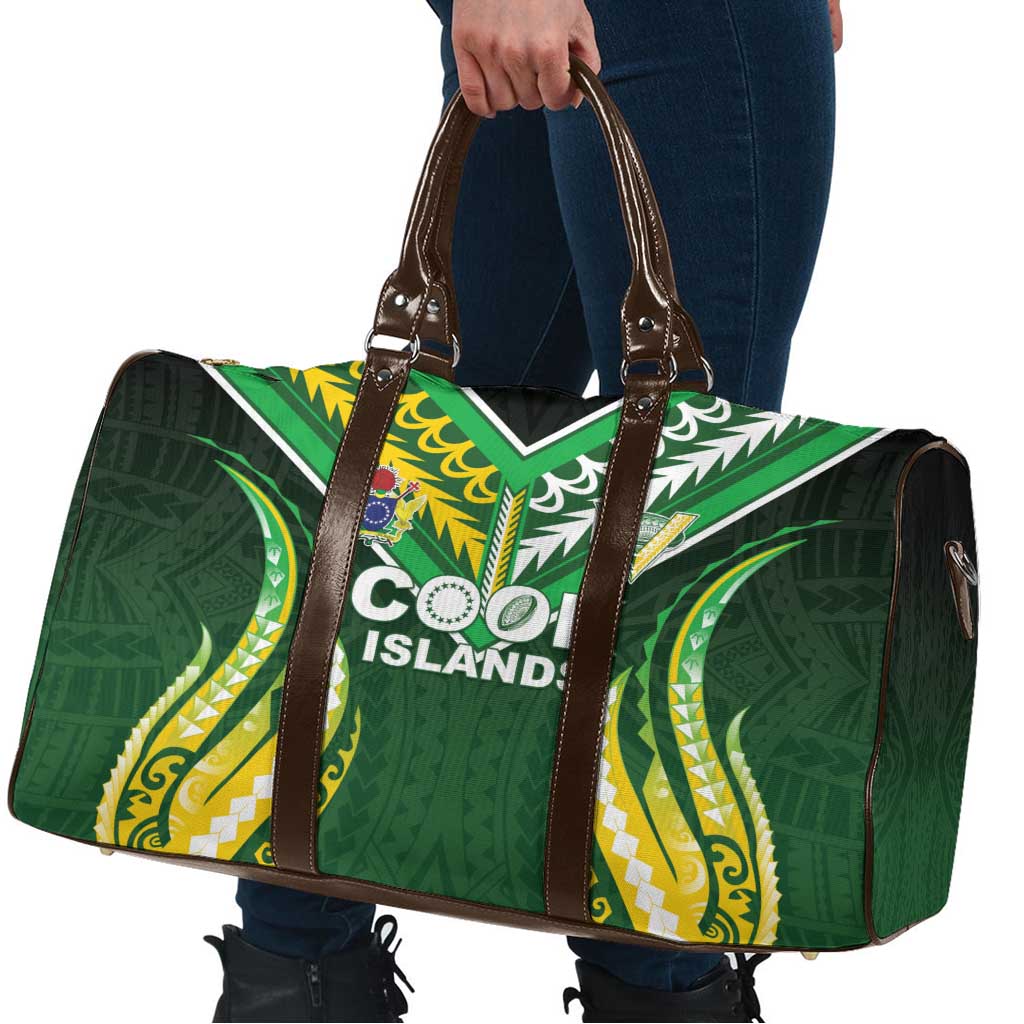 Cook Islands Rugby Travel Bag Unique Style Green Version - Polynesian Pride