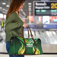 Cook Islands Rugby Travel Bag Unique Style Green Version - Polynesian Pride