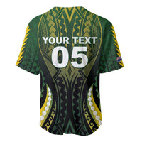 Custom Cook Islands Rugby Baseball Jersey Unique Style Black Version - Polynesian Pride