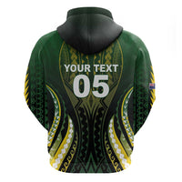 Custom Cook Islands Rugby Hoodie Unique Style Black Version - Polynesian Pride
