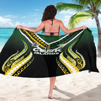 Cook Islands Rugby Sarong Unique Style Black Version - Polynesian Pride