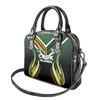 Cook Islands Rugby Shoulder Handbag Unique Style Black Version - Polynesian Pride