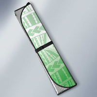 Cook Islands Rugby Auto Sun Shade Unique Style White Version - Polynesian Pride