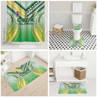 Cook Islands Rugby Bathroom Set Unique Style White Version LT05 - Polynesian Pride