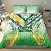 Cook Islands Rugby Bedding Set Unique Style White Version - Polynesian Pride