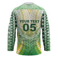Custom Cook Islands Rugby Hockey Jersey Unique Style White Version - Polynesian Pride