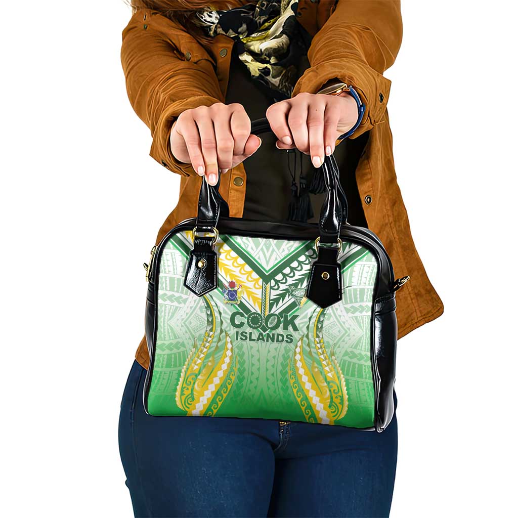 Cook Islands Rugby Shoulder Handbag Unique Style White Version - Polynesian Pride