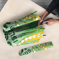 Cook Islands Rugby Umbrella Unique Style White Version LT05 - Polynesian Pride