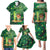 Personalised Hawaii St.Patrick Day Family Matching Puletasi and Hawaiian Shirt Surfing Leprechaun LT05 - Polynesian Pride