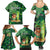 Personalised Hawaii St.Patrick Day Family Matching Summer Maxi Dress and Hawaiian Shirt Surfing Leprechaun LT05 - Polynesian Pride