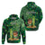 Personalised Hawaii St.Patrick Day Hoodie Surfing Leprechaun LT05 - Polynesian Pride