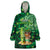 Personalised Hawaii St.Patrick Day Wearable Blanket Hoodie Surfing Leprechaun LT05 One Size Green - Polynesian Pride